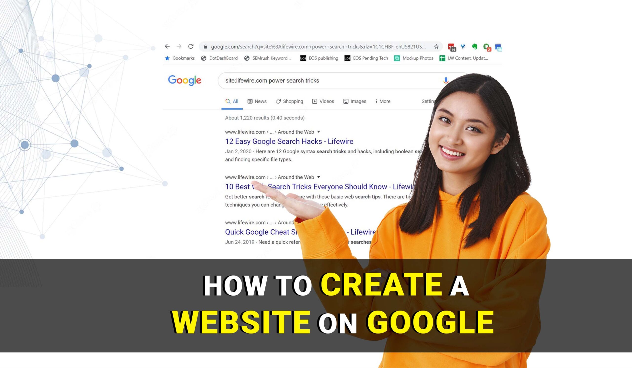 How to create a website on Google