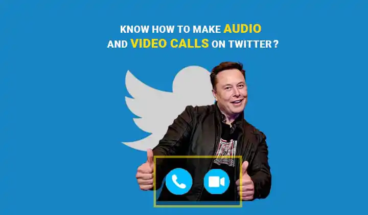 make audio and video calls on Twitter
